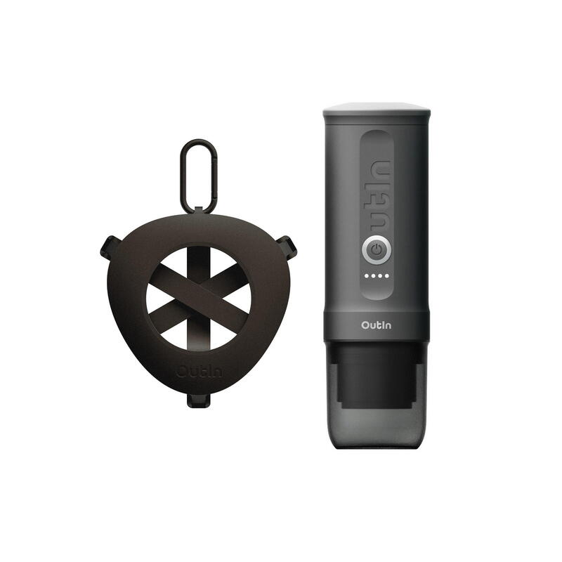 Kit OutIn Nano Espressor + Suport Portabil Gri