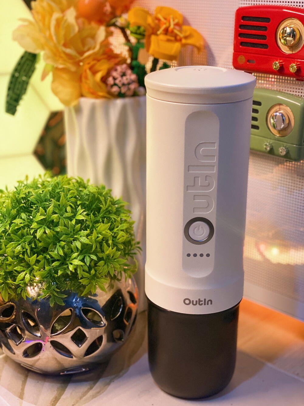 Kit OutIn Nano Máquina Espresso + Basket Plus Branco 4/9