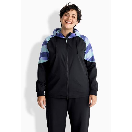 Damskie Lekka kurtka funkcyjna ochrona przed promieniowaniem UV 50+ kaptur