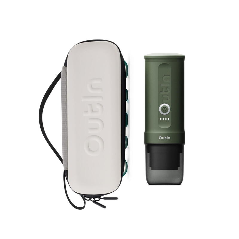Kit OutIn Nano Espressor + Husă EVA Verde