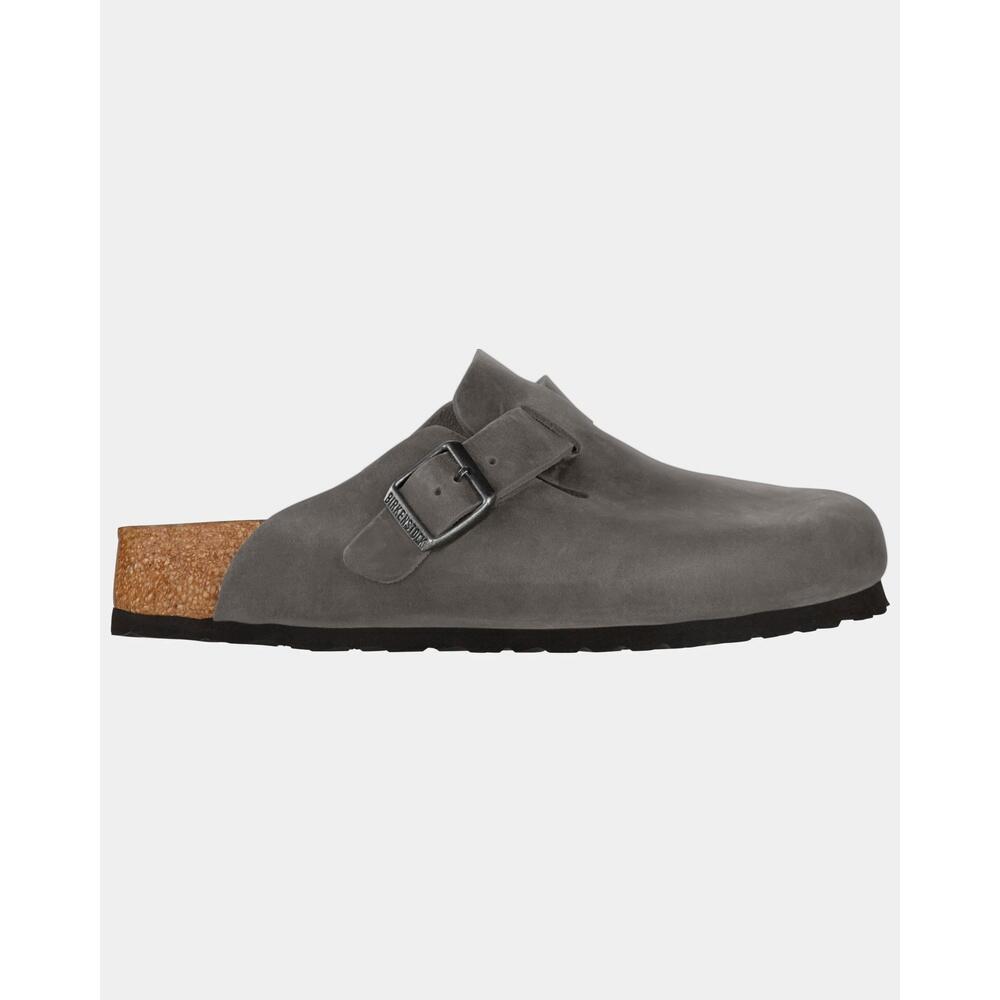 Birkenstock Boston Soft Footbed Oiled Leather - Iron Grey 2/5