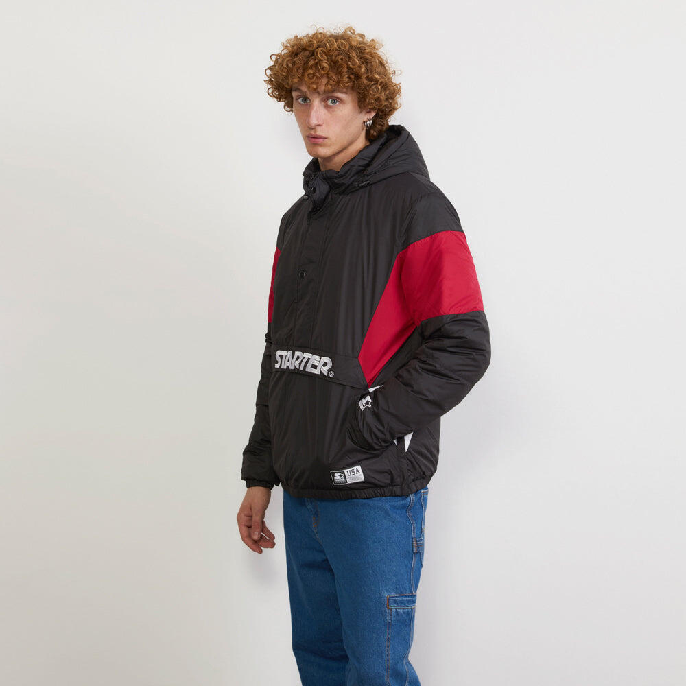 Giubbotto Anorak NERO/ROSSO 4/7