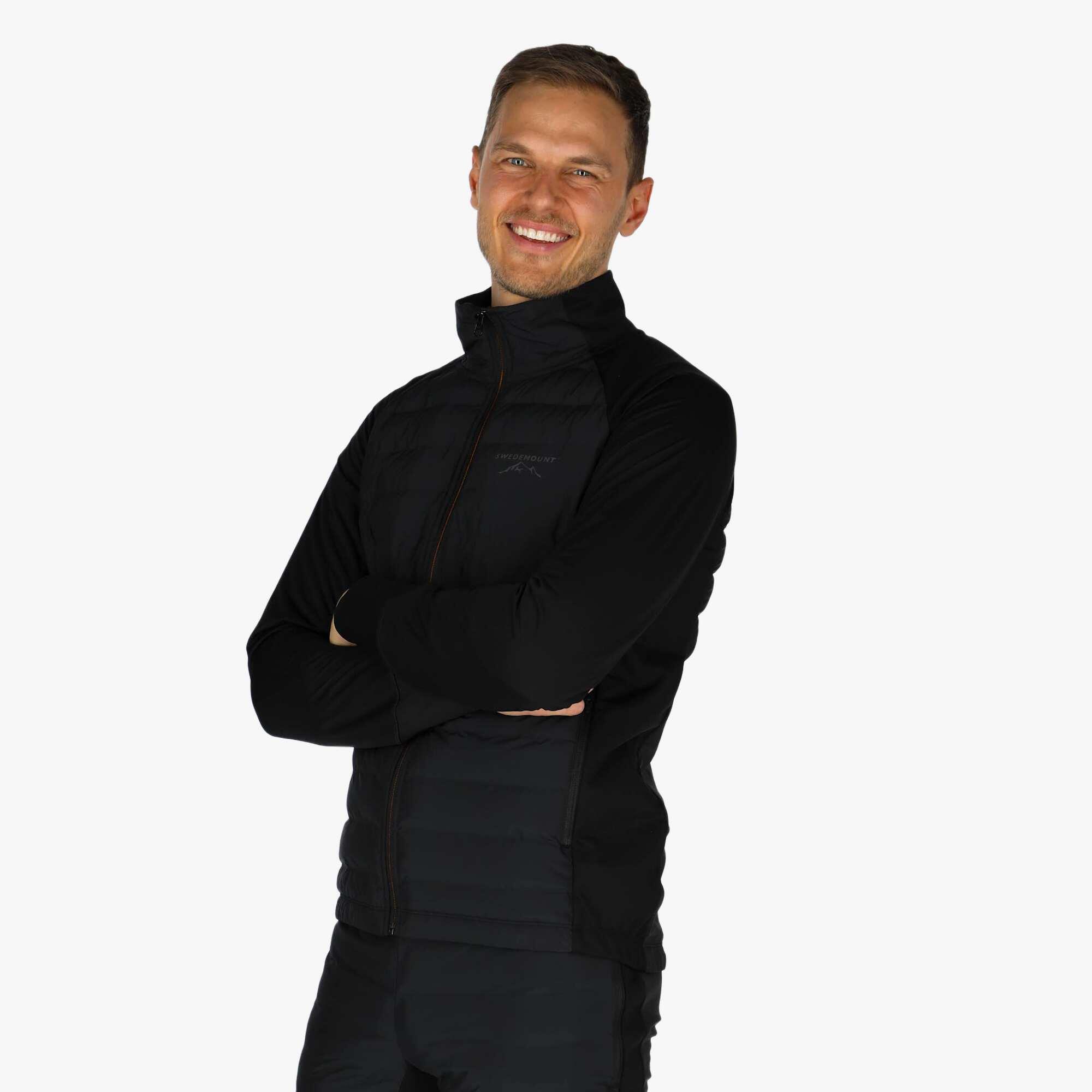 Men cross-country cc_ski_jacket water resistant breathable Nordic Hybrid Jacket 4/7