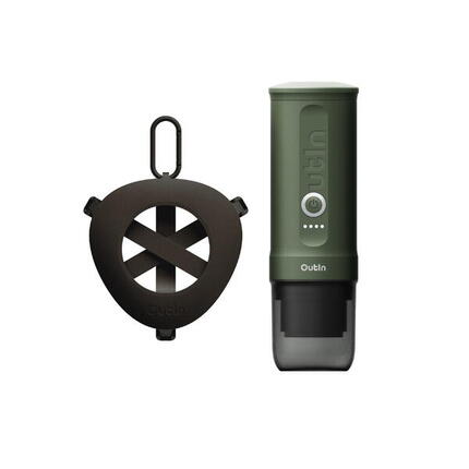 Set OutIn Nano Espressomaschine + Tragbarer Halter Weiß