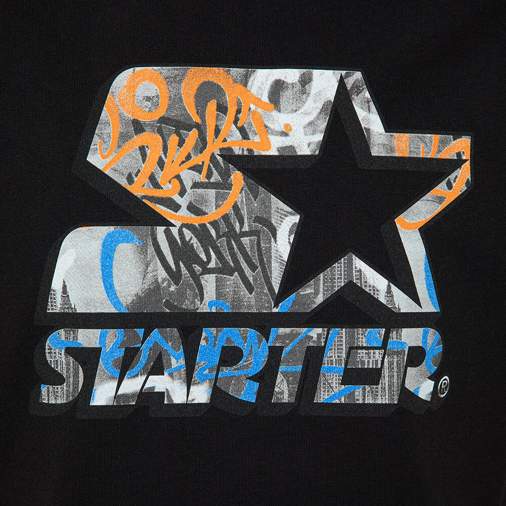 T-shirt logo NY graffiti NERO 2/3