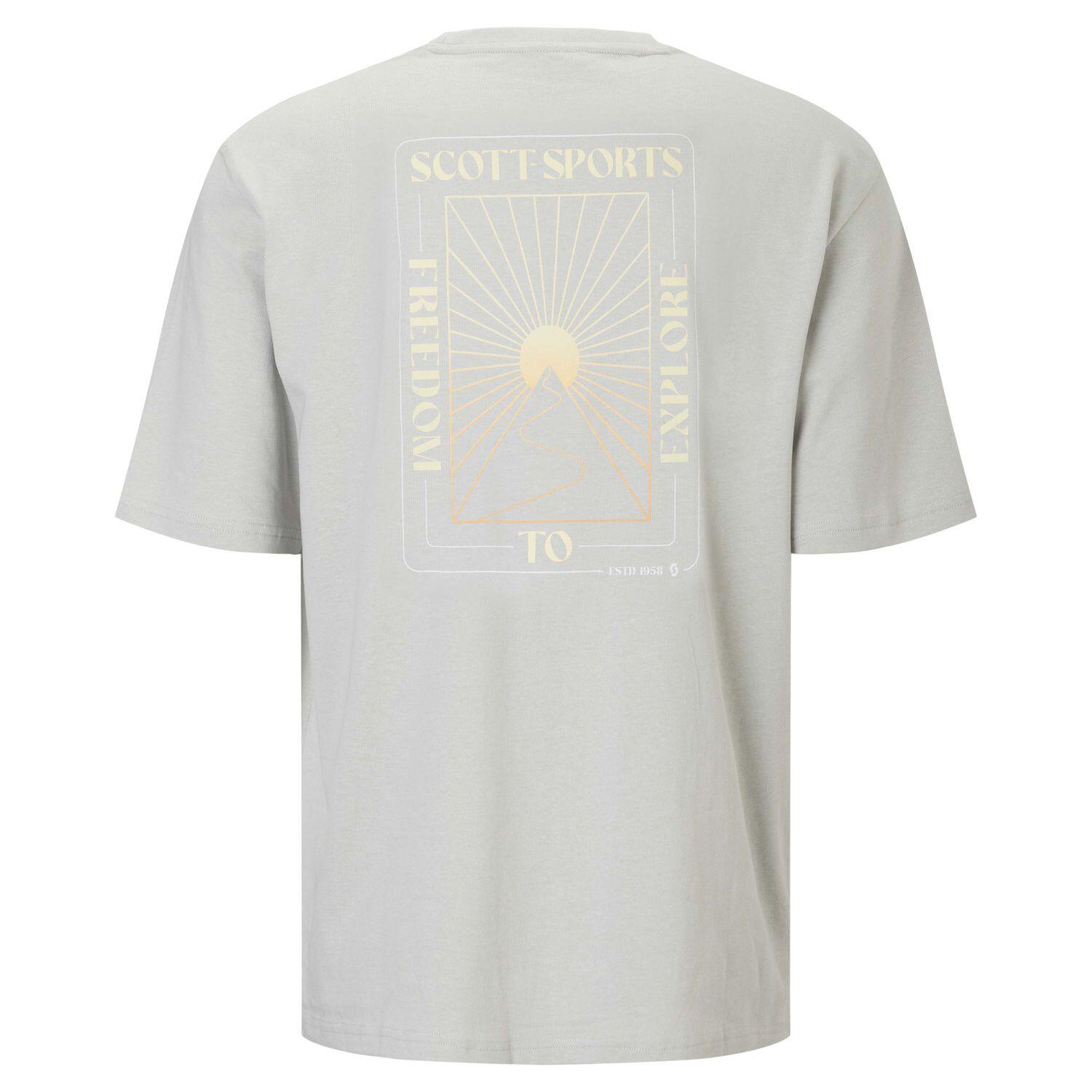 Camiseta de hombre Scott MS GRAPHIC SS gris 2/3