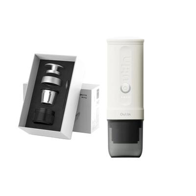 Set outin nano espressomachine + basket plus groen