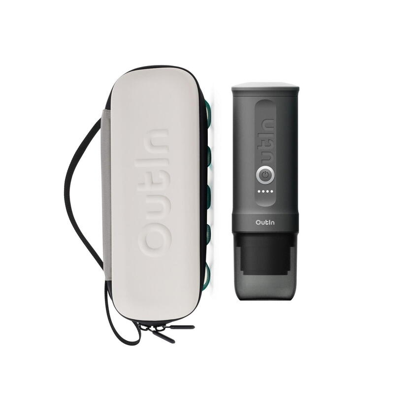 Kit OutIn Nano Espressor + Husă EVA Gri