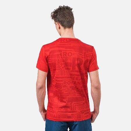 Tricou bumbac TeamRomania20 Rosu Masculin