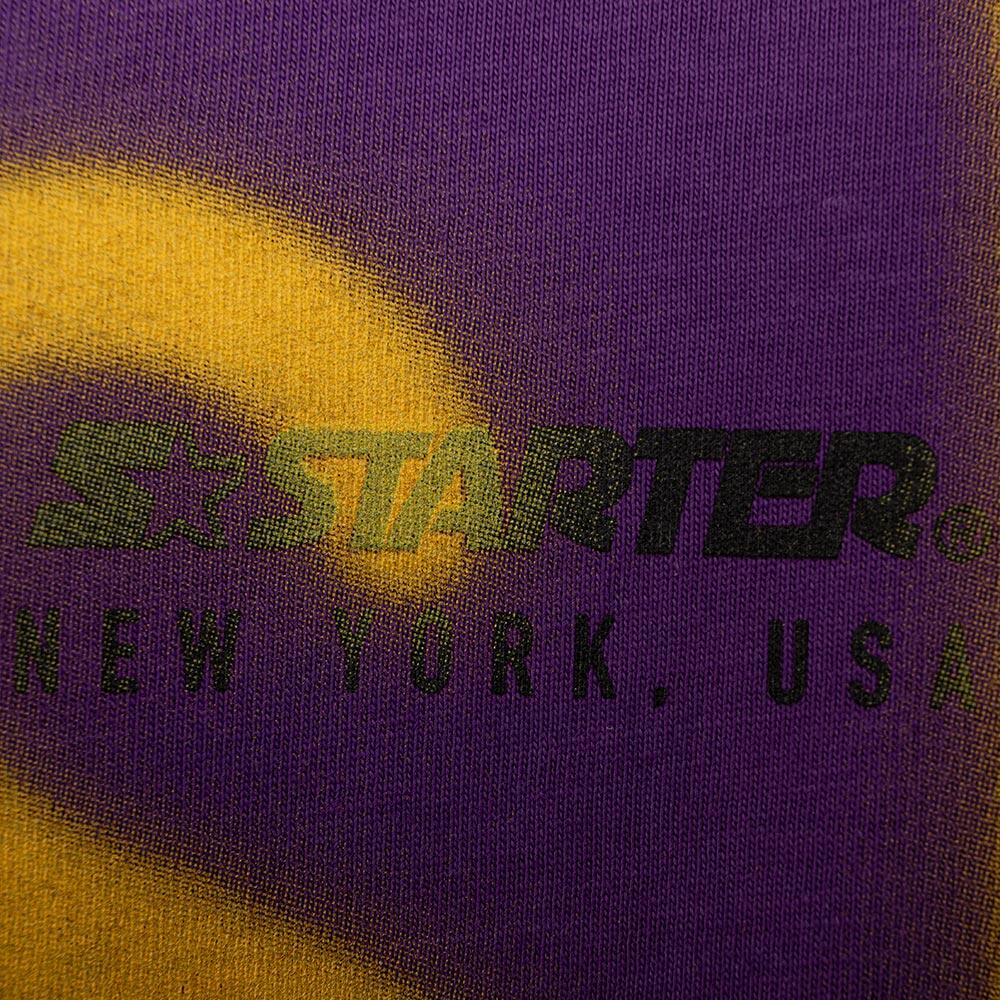 Long Sleeve “USA!” Viola – Stampa Spray Gialla Retro Football 4/4