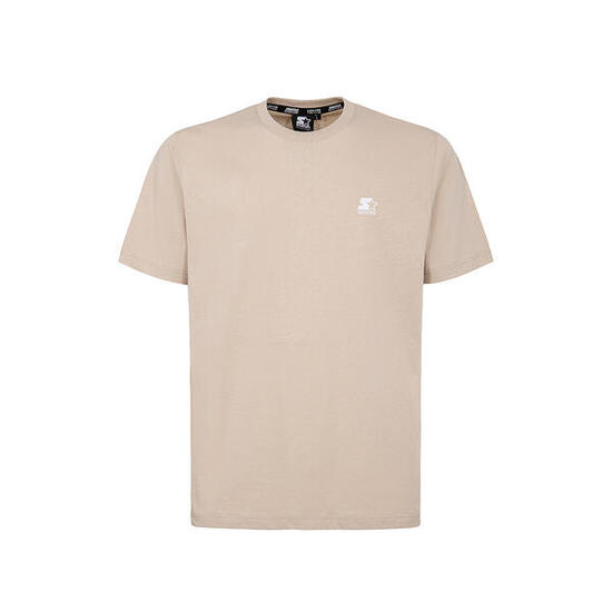T-shirt Iconic ricamata BEIGE