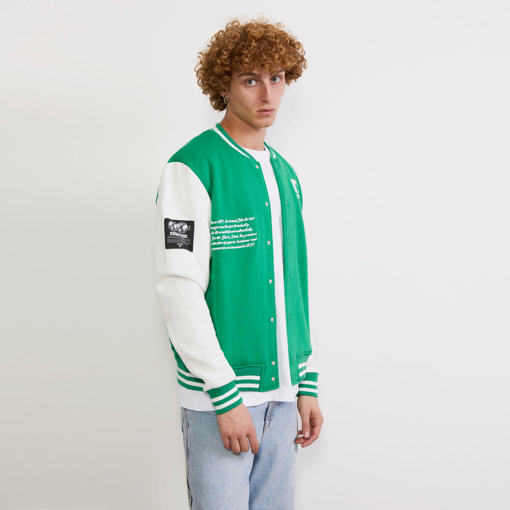 Varsity jacket Iconic VERDE PRATO 5/7
