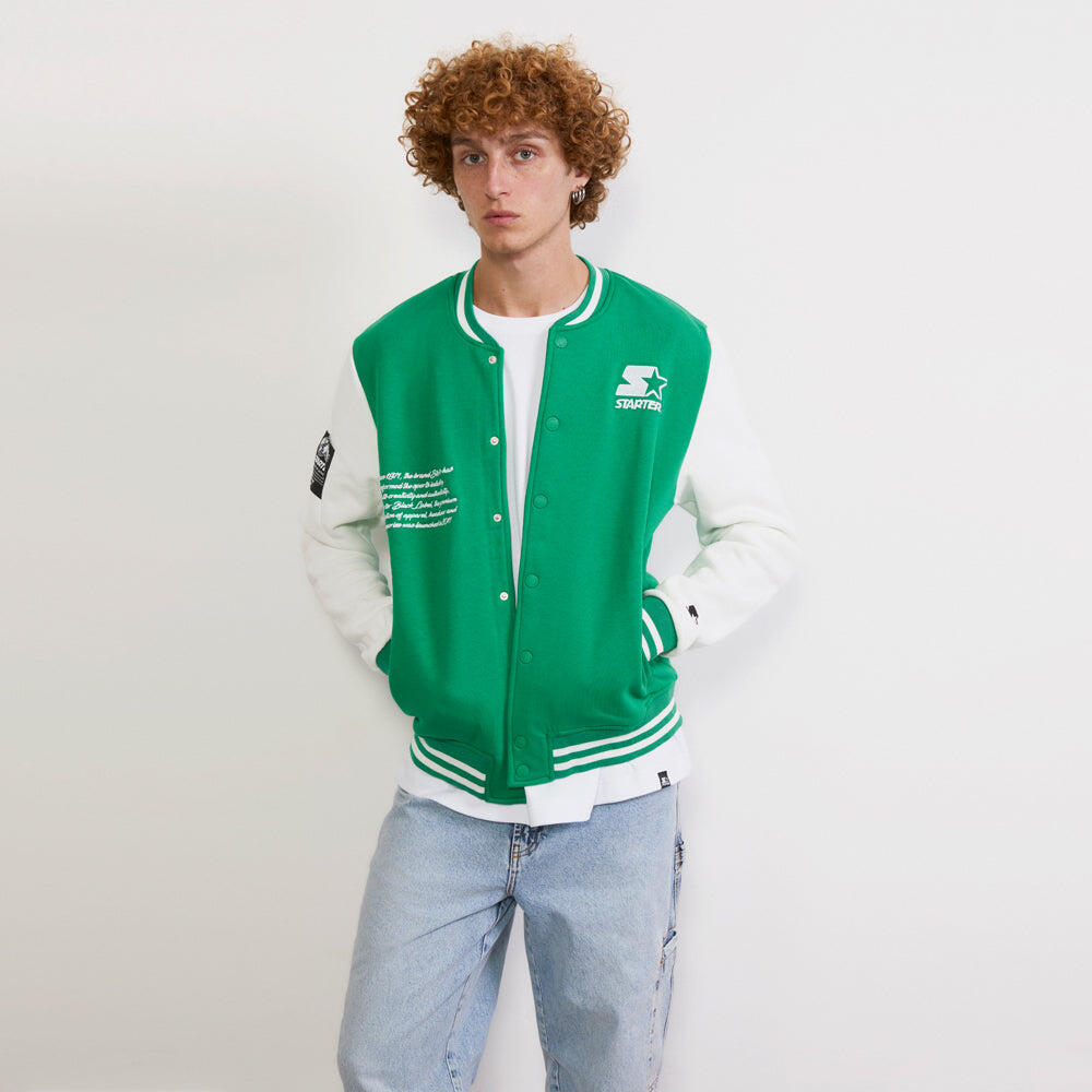 Varsity jacket Iconic VERDE PRATO 7/7
