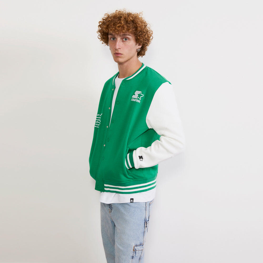 Varsity jacket Iconic VERDE PRATO 4/7