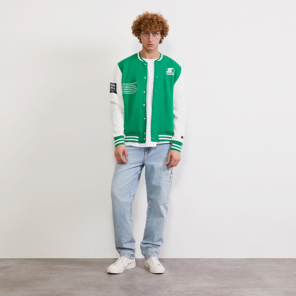 Varsity jacket Iconic VERDE PRATO 6/7
