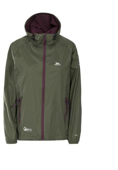 Trespass Qikpac Damen Regenjacke Moss
