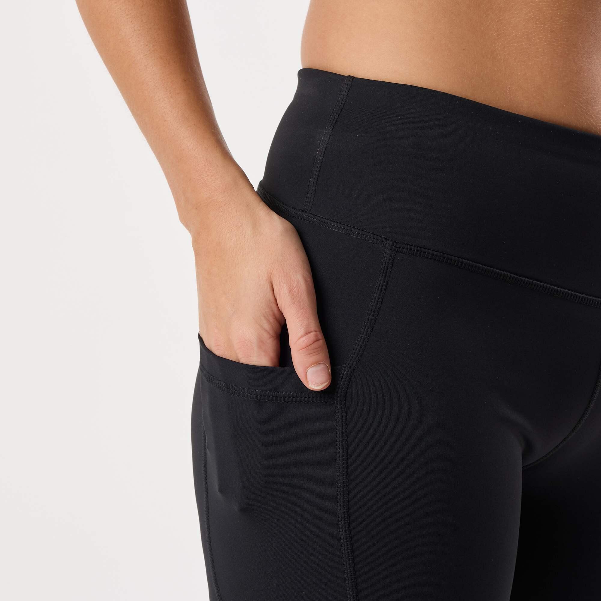 Collants training femme 3/4 Core Pocket quick dry 5/8