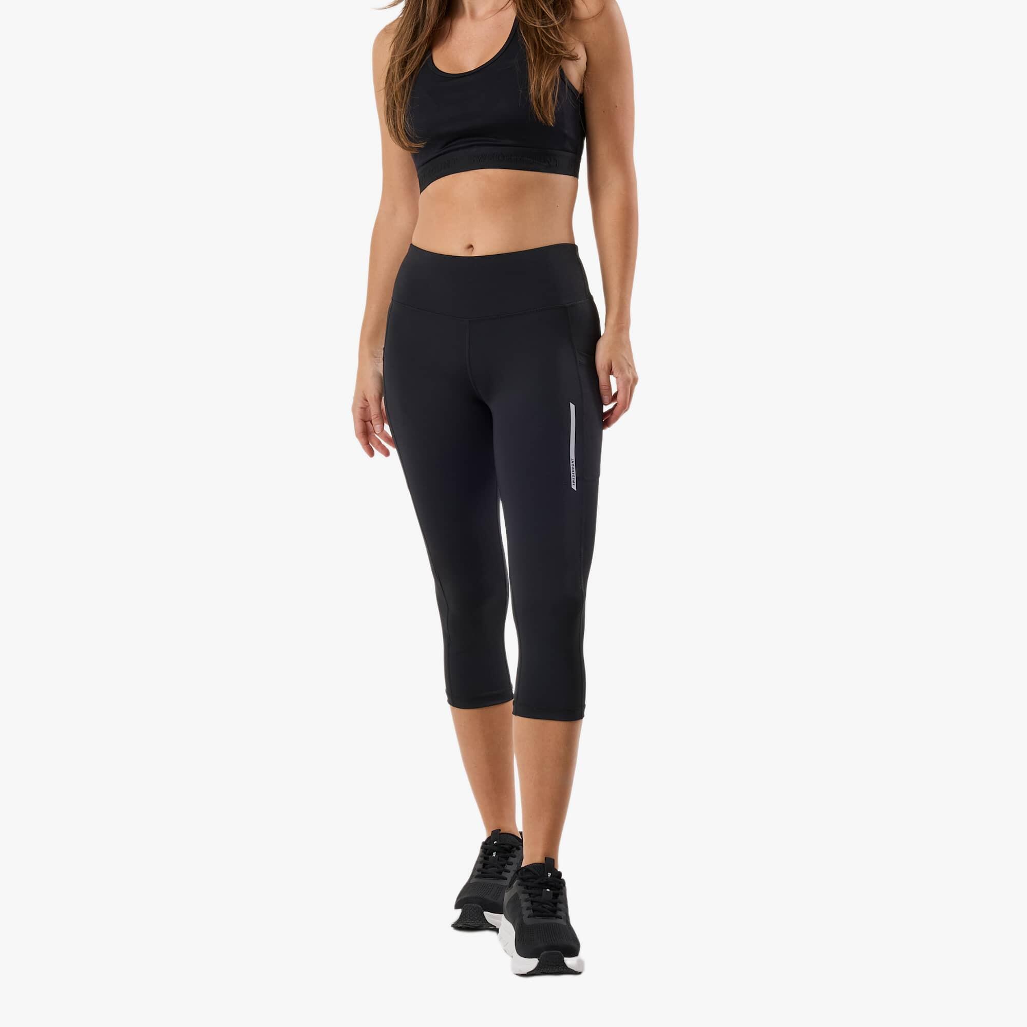 Collants training femme 3/4 Core Pocket quick dry 1/8