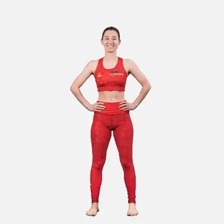 Colant lung Peak TeamRomania20 Dama Rosu 1/4