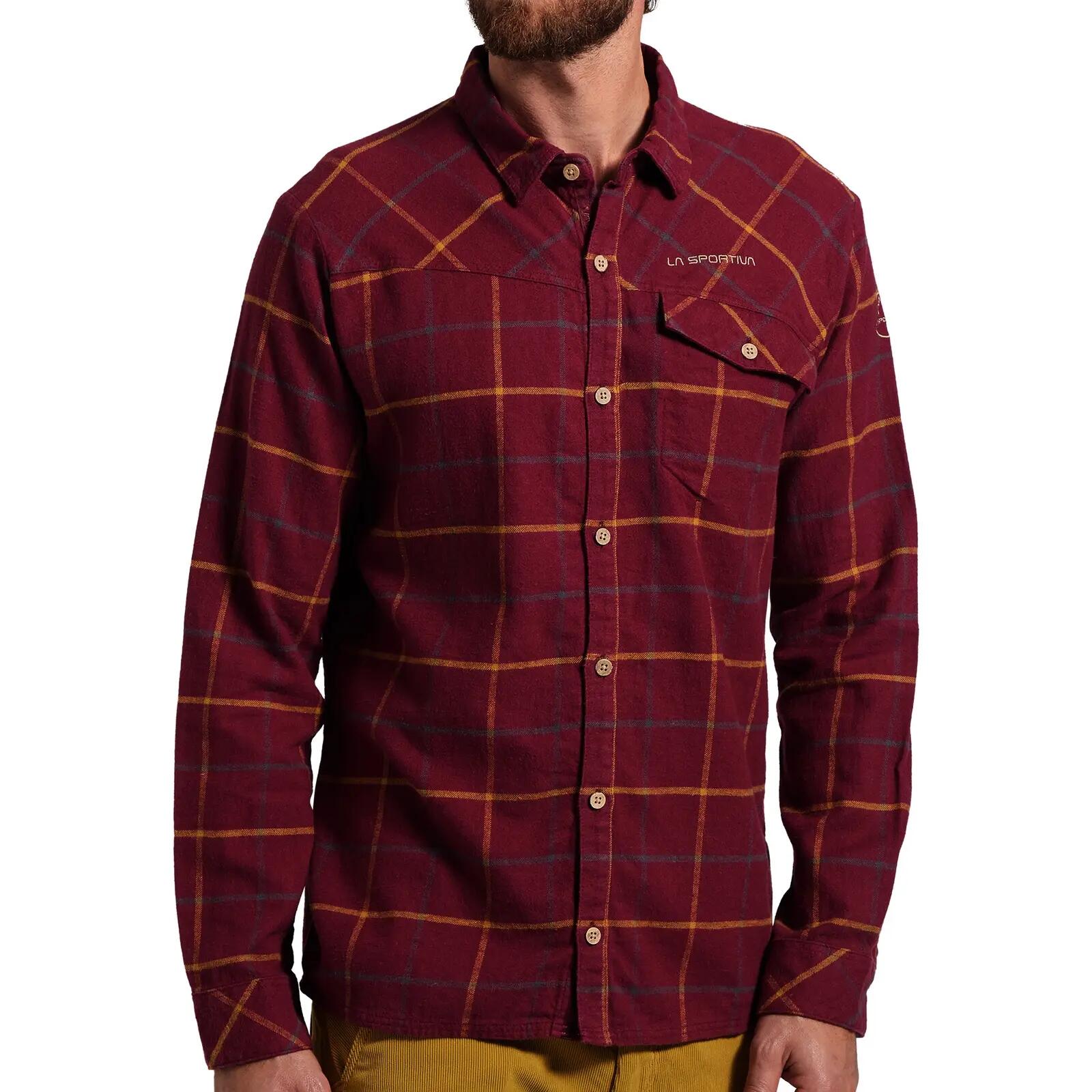 Wanderhemd weich sportlich bequem Herren - Rambler Light Flanell Shirt 2/3