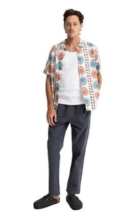 Valley Stripe - S/S Hemd Herren