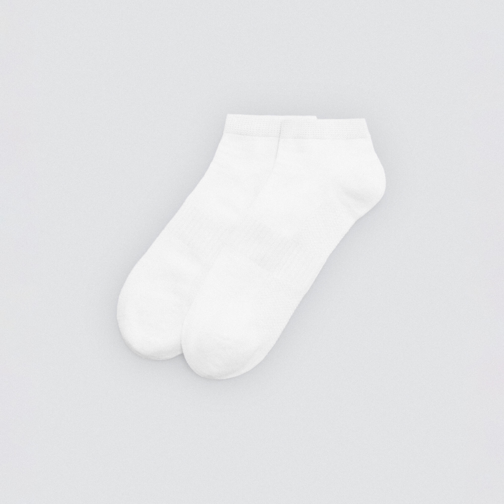 Pack 3 calcetines deportivos tobilleros blanco 3/5