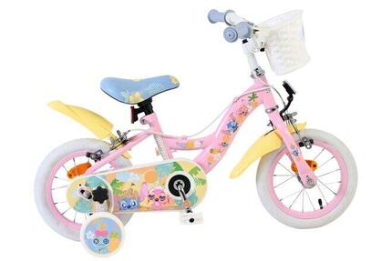 Stich Disney Stitch Kinderfahrrad 12 Zoll Mädchen zwei Handbremsen rosa