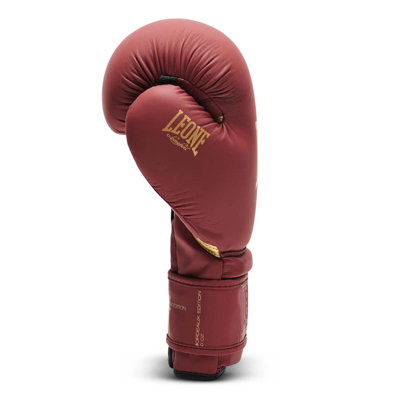 Guantes de boxeo Leone Idol color burdeos, 340 g 3/6