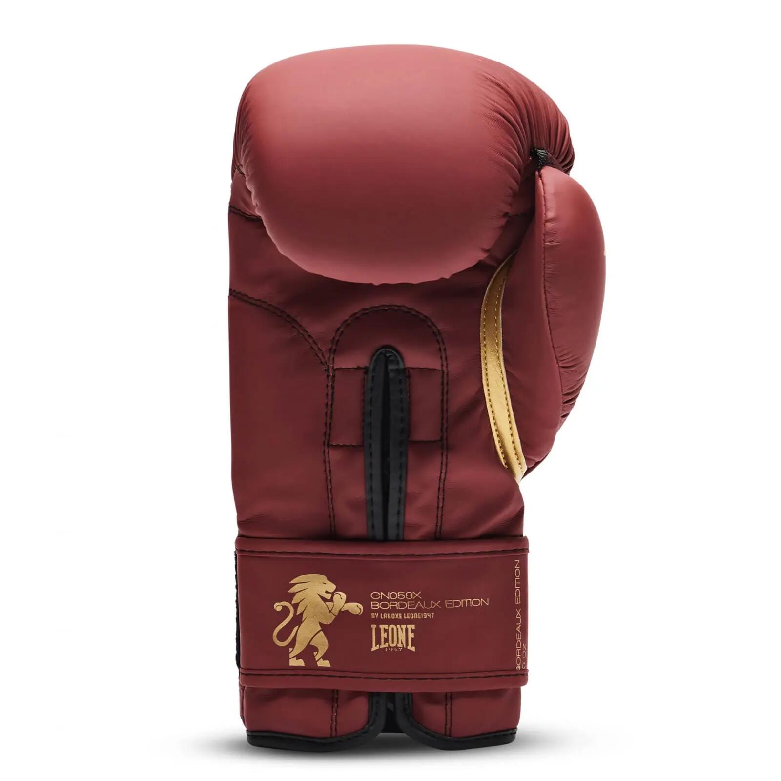 Guantes de boxeo Leone Idol color burdeos, 340 g 4/6