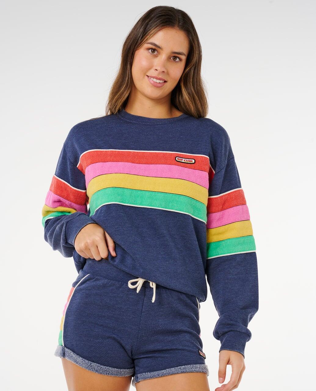 Short jogging Femme Surf Revival Fleece 6/7