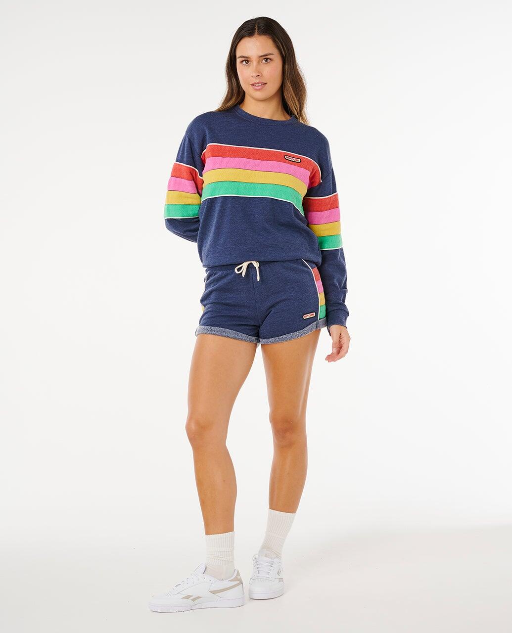 Short de moletom feminino Surf Revival 4/7