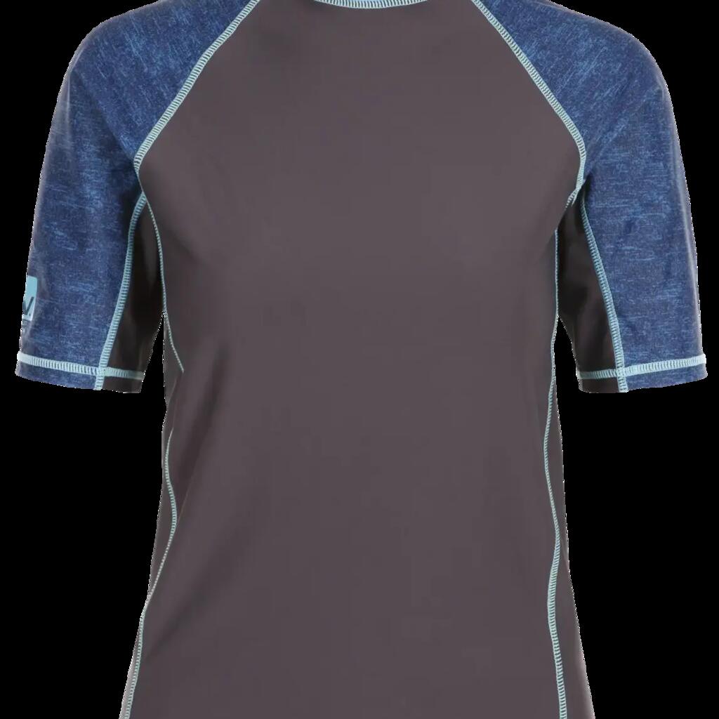 2058 Calista Rash Guard Top Dark Grey