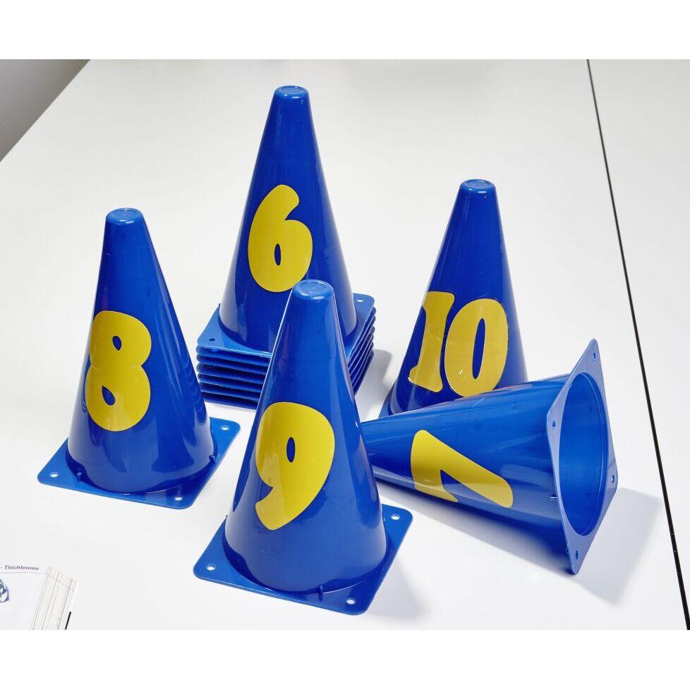 Cono porta pennarelli con i numeri dei bambini Tanga sports 2/5
