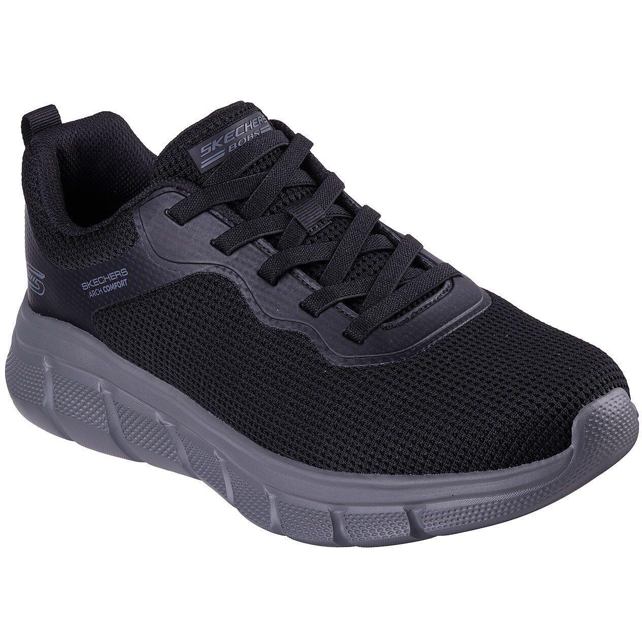 Pantofi sport barbati Skechers Bobs B Flex-arch Comfort, Negru