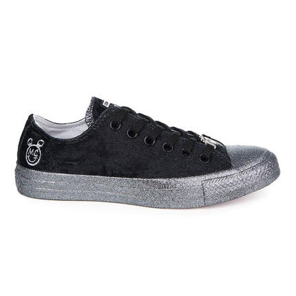 CONVERSE Chuck Taylor Ox Miley Cyrus damskie trampki aksamitne czarne
