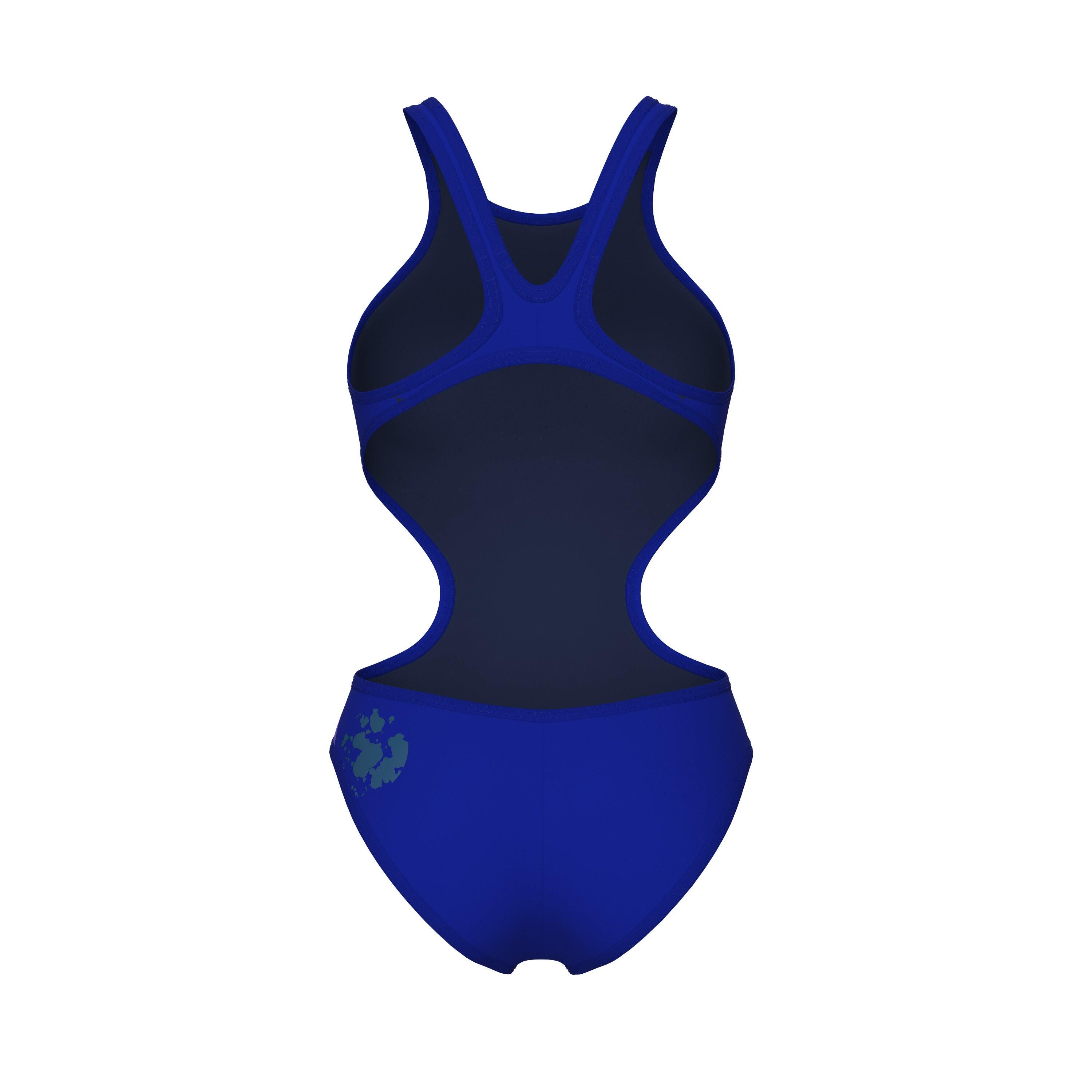 Maillot de bain Arena One Graphic Femme Bleu Néon 4/5