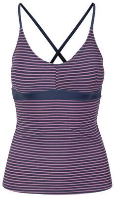 Trespass sarah - dames tankini top rose blush gestreept