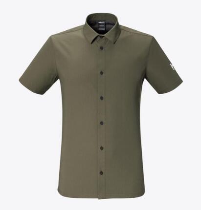 Chemise de Randonnée Homme Millet SENECA STRETCH SHIRT SS M Kaki