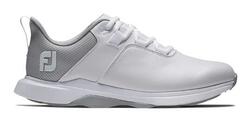 Chaussures de golf Footjoy Prolite pour femme, blanches et grises