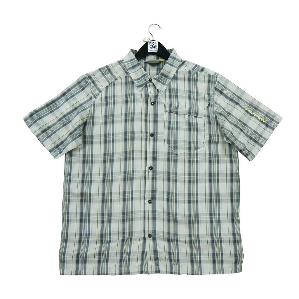 Men's relaxed fit plaid shirt