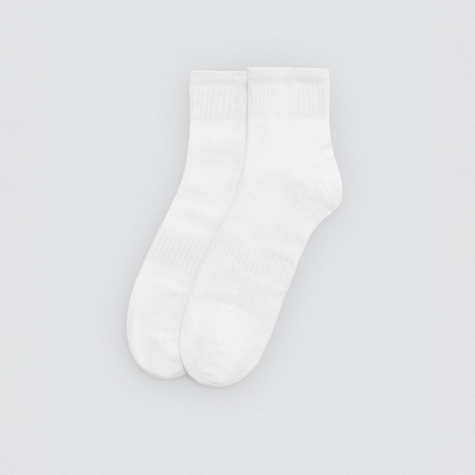 Lot de 3 chaussettes courtes respirantes blanches 3/5