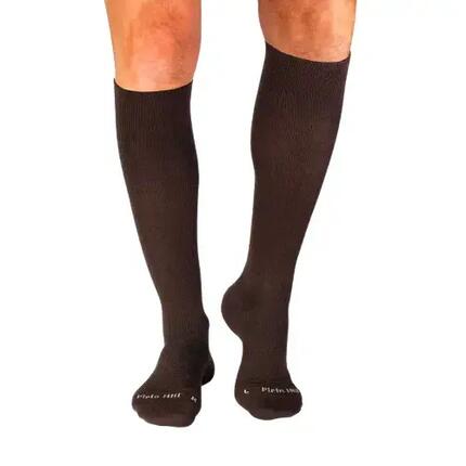 Chaussettes longues de compression 3/4 en laine mérinos