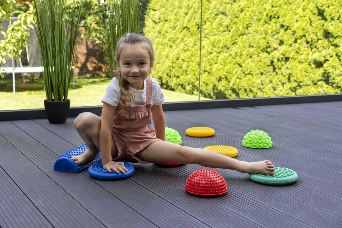 Kinder Sport Balance-Igel Set orthopädisch 11-tlg. pastell 3/7