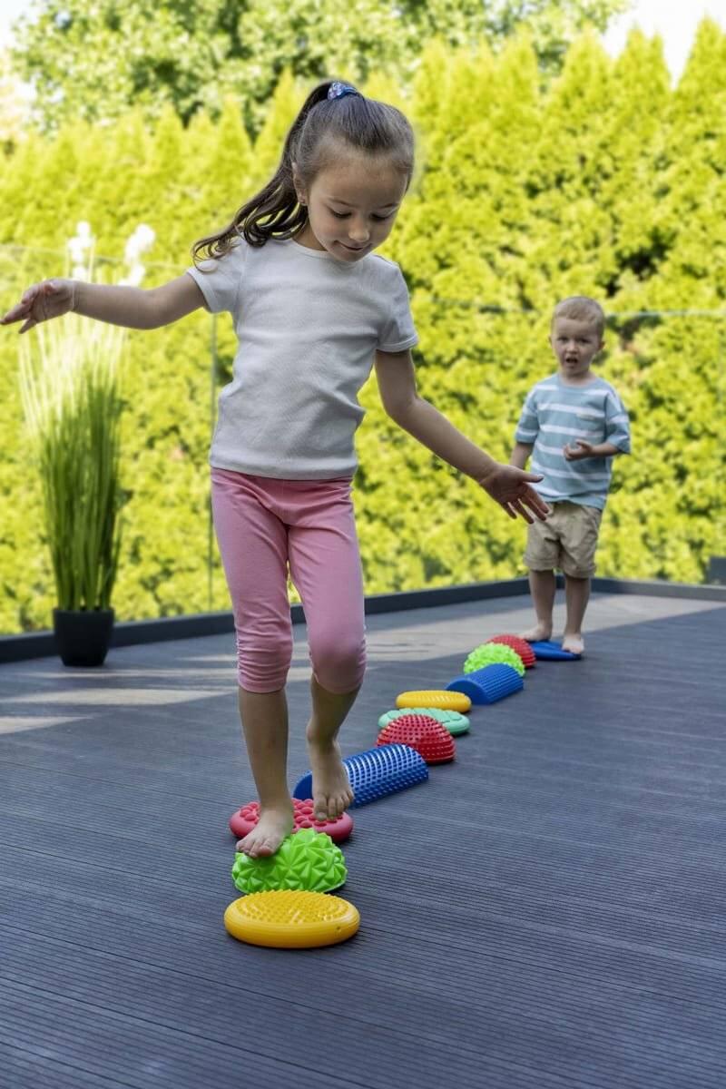Kinder Sport Balance-Igel Set orthopädisch 11-tlg. pastell 7/7