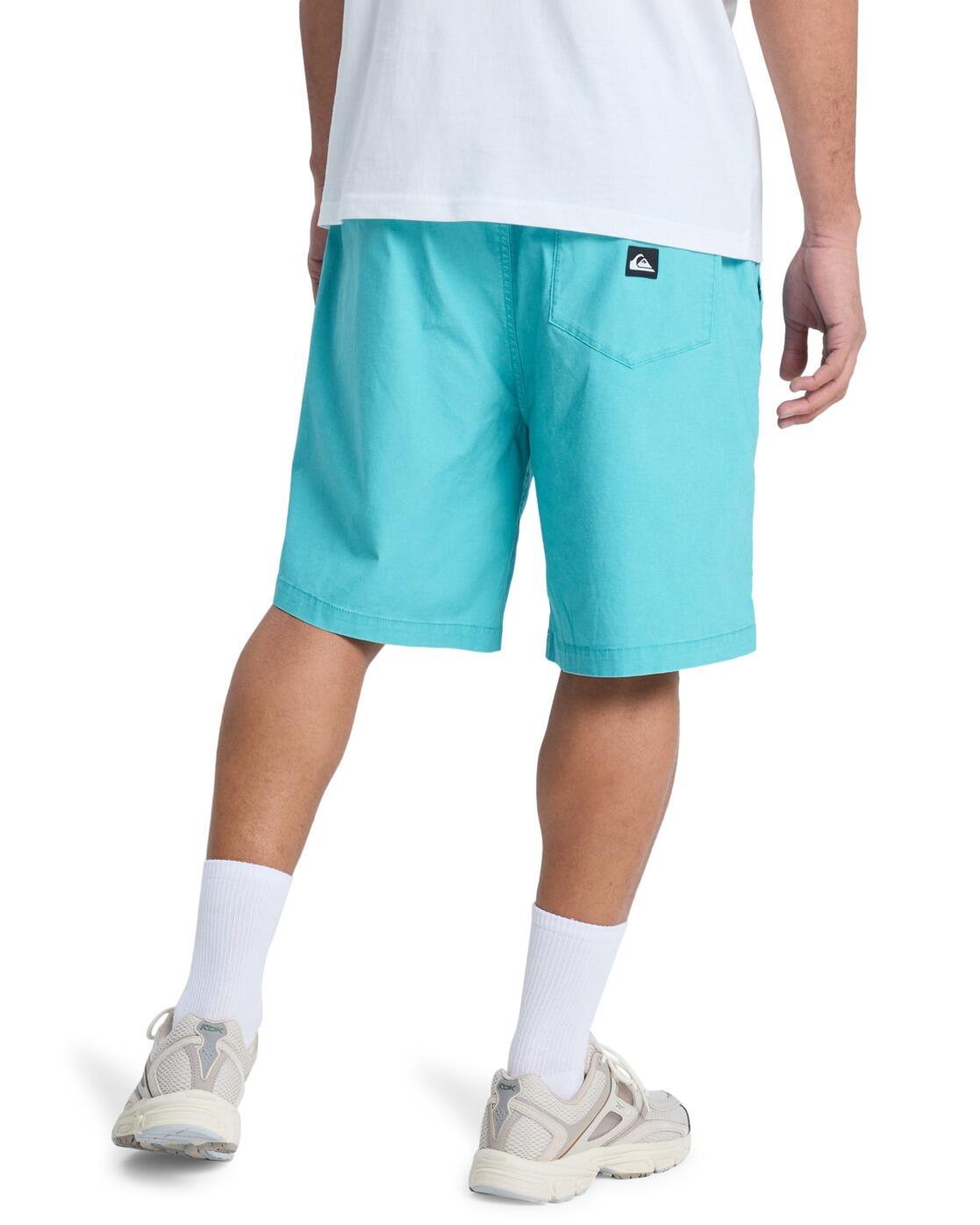 Short taille élastique TAXER 19" Bleu Homme 2/4