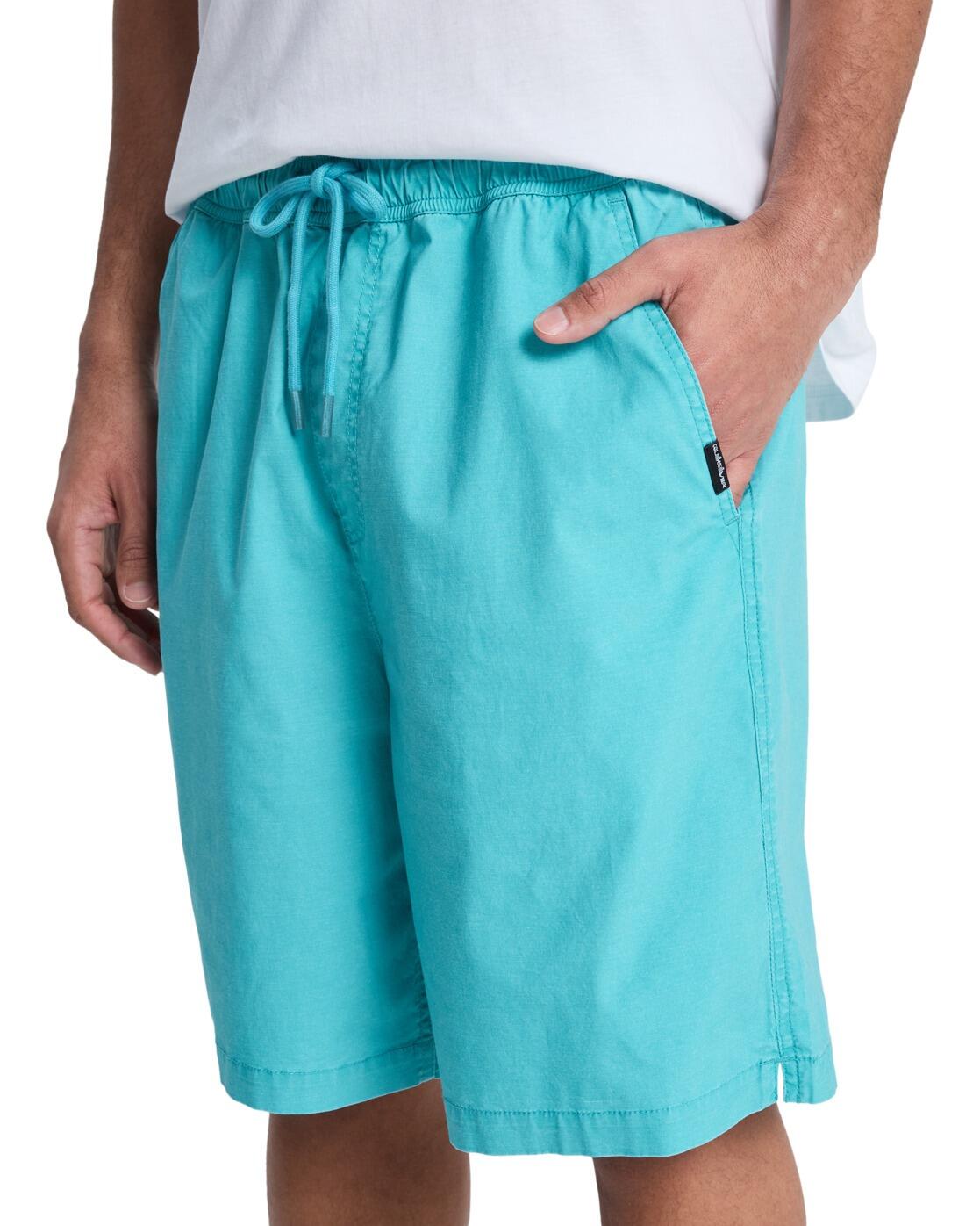 Short taille élastique TAXER 19" Bleu Homme 4/4