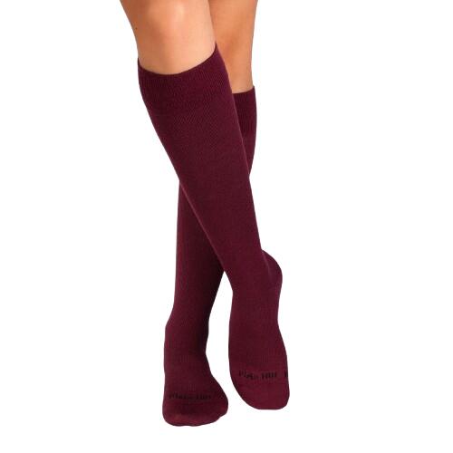 Chaussettes longues de compression 3/4 en laine mérinos