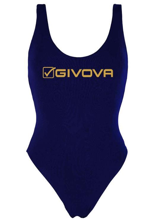 Maillot de bain féminin Givova Olympique bleu, taille M 1/1
