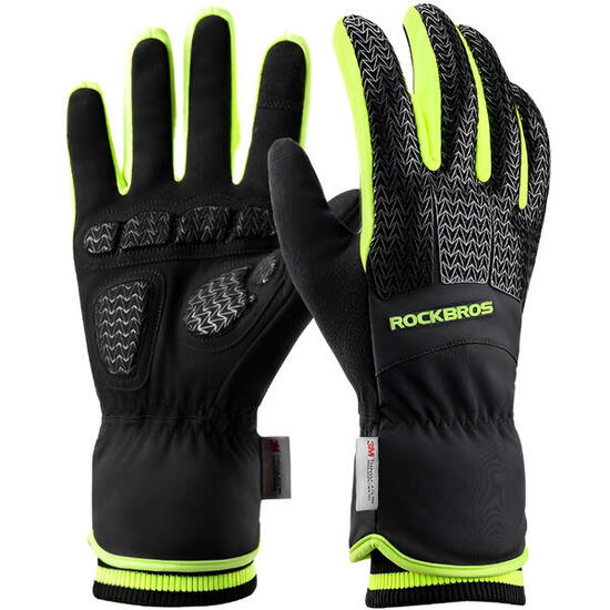 Rękawiczki rowerowe długie dla dorosłych zimowe 3M Thinsulate Rockbros S339