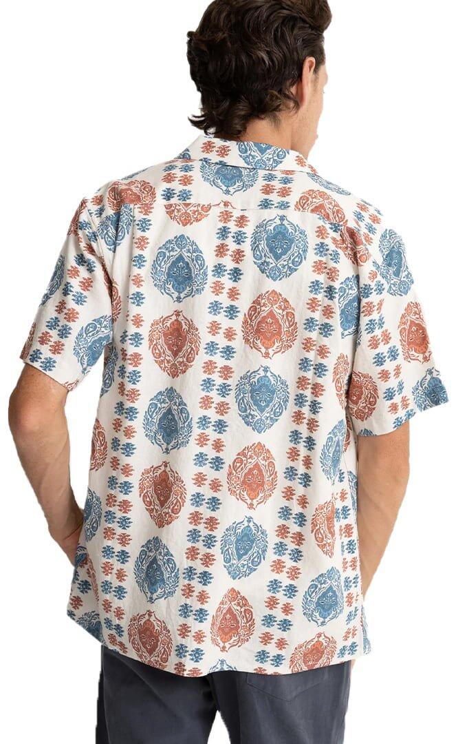 Camisa de Hombre de Manga Corta Valley Stripe 3/4